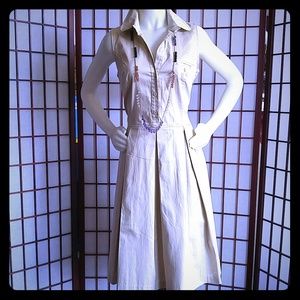 Willi Smith Tan Sleeveless Dress